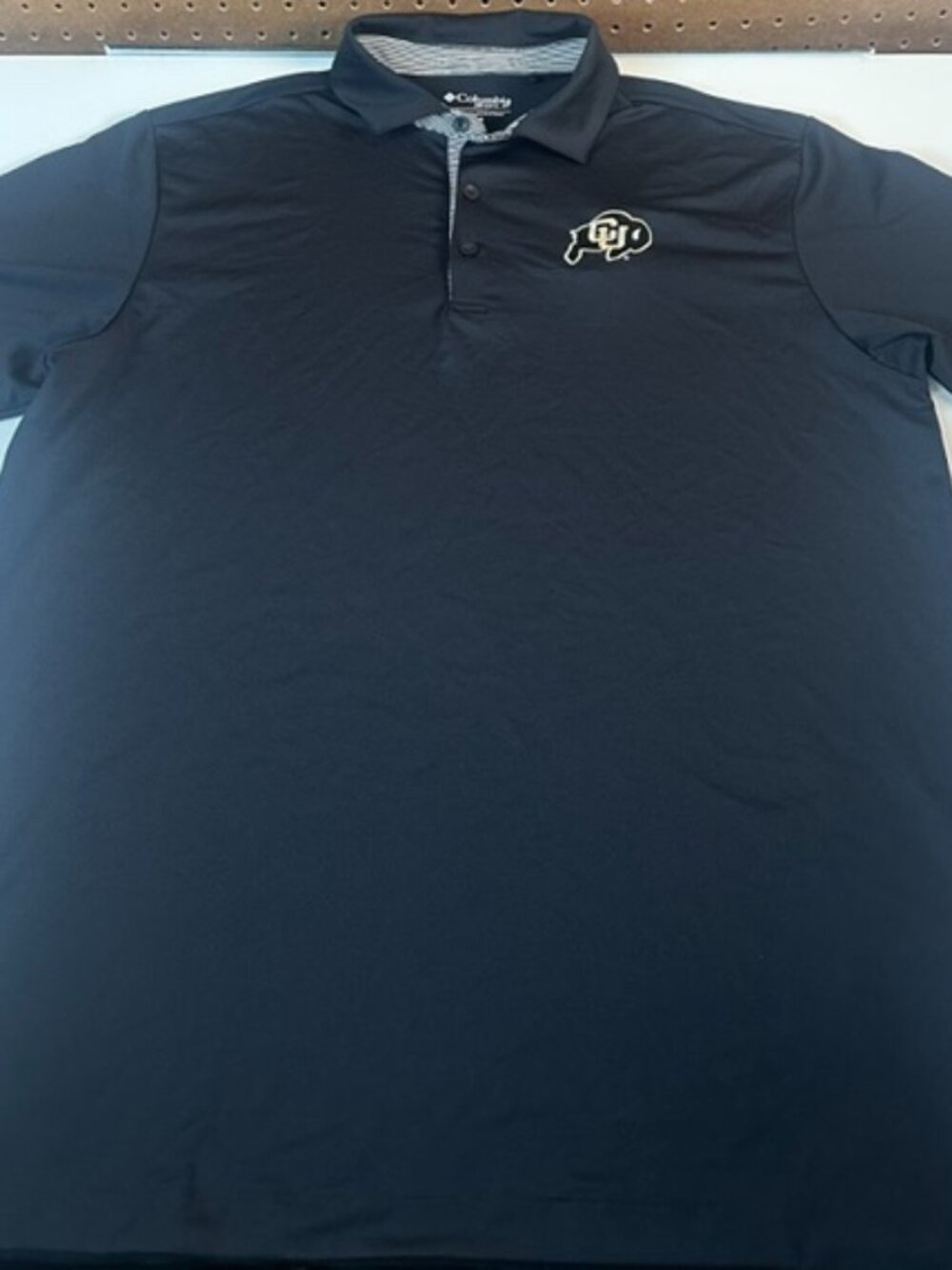 Columbia Golf Colorado Buffaloes Polo Men's Size Large CU Embroidered
